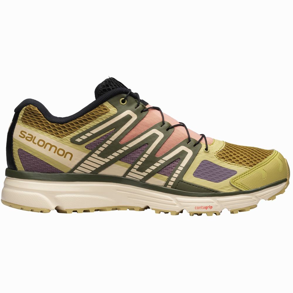 Baskets Salomon X-mission 4 Homme Vert | France-8064725