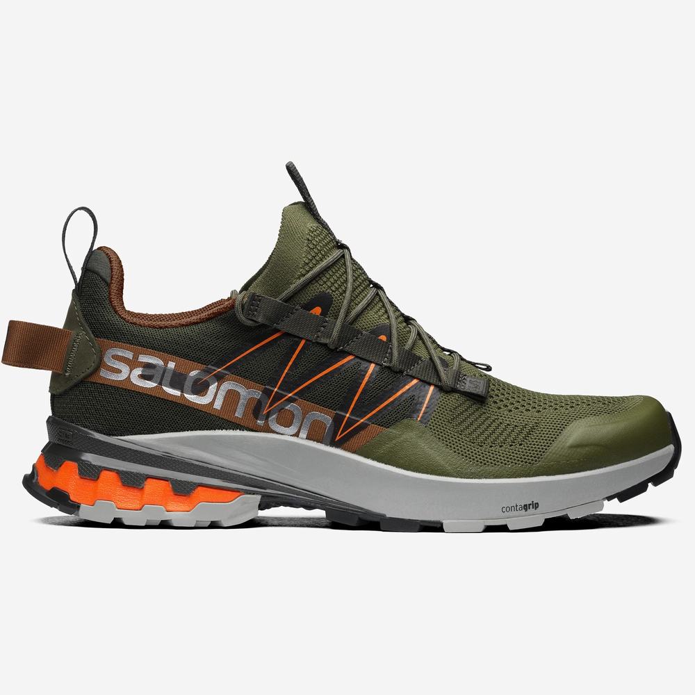 Baskets Salomon Xa Cover Homme Vert Olive Orange | France-6852370