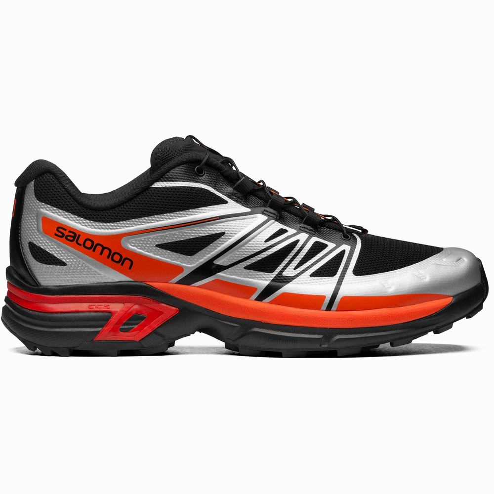 Baskets Salomon Xt-wings 2 Homme Noir Argent Orange | France-5804219