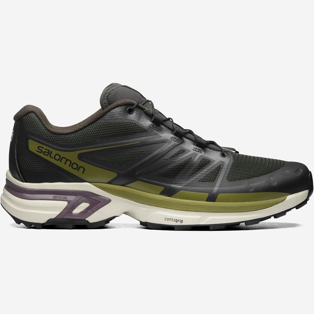 Baskets Salomon Xt-wings 2 Homme Noir Vert | France-9537684