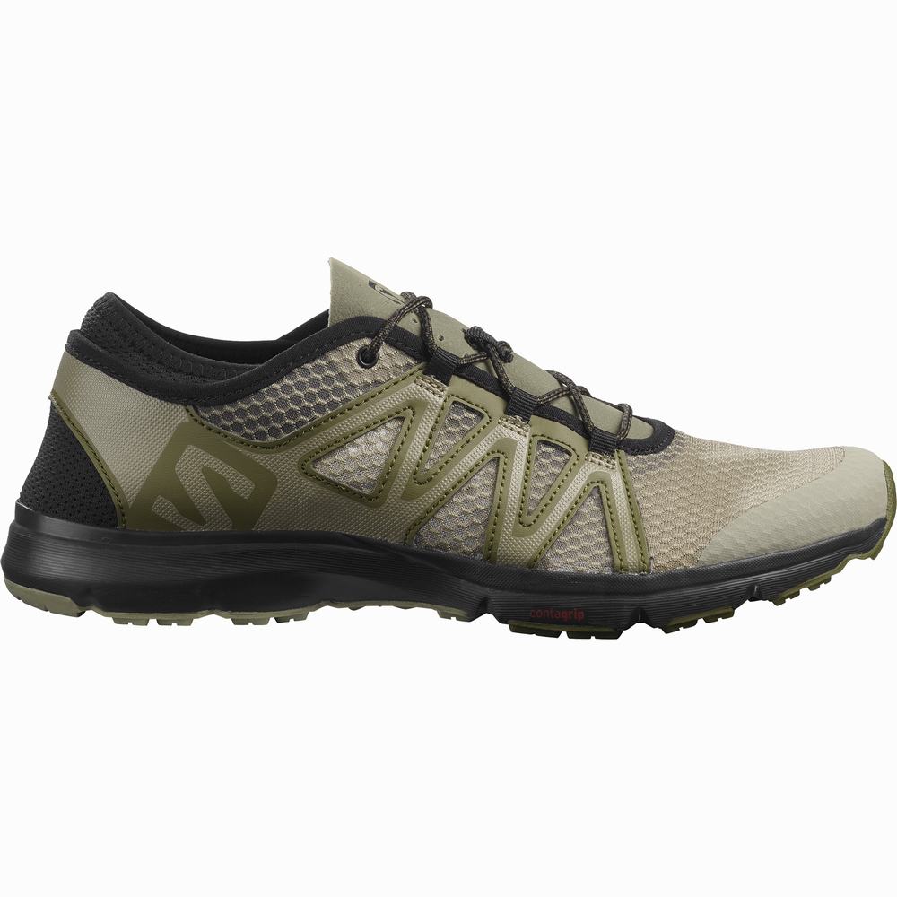 Chaussures D'eau Salomon Crossamphibian Swift 2 Homme Vert Olive Noir | France-2379514