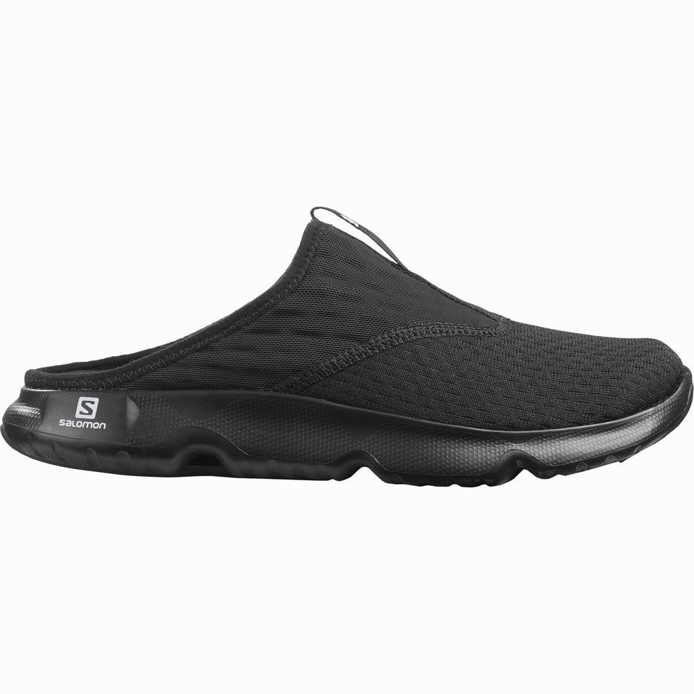 Chaussures De Récupération Salomon Reelax Claquette 5.0 Femme Noir | France-5379804