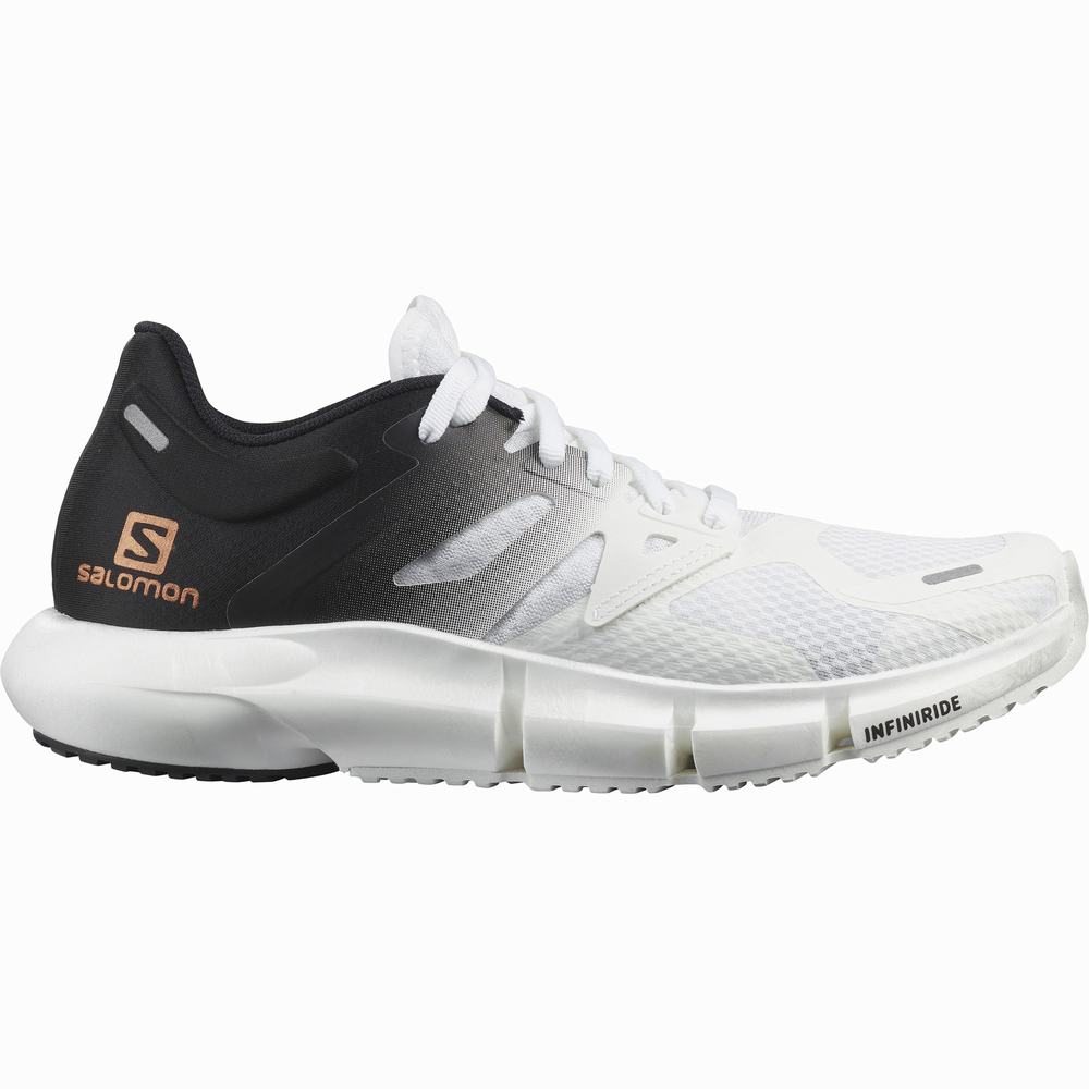 Chaussures Running Salomon Predict 2 Femme Blanche Noir Blanche | France-4069187