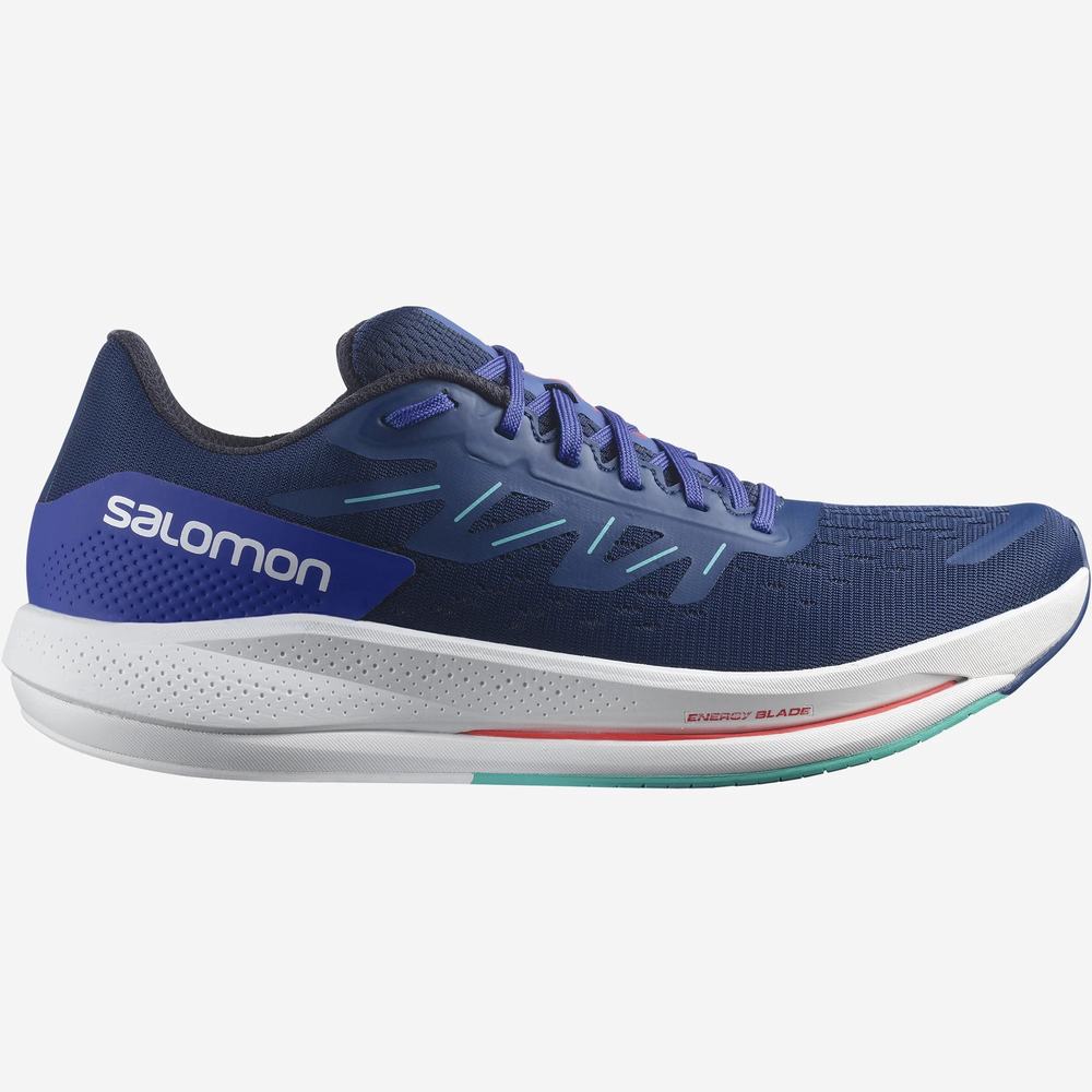 Chaussures Running Salomon Spectur Homme Bleu Menthe | France-2593640