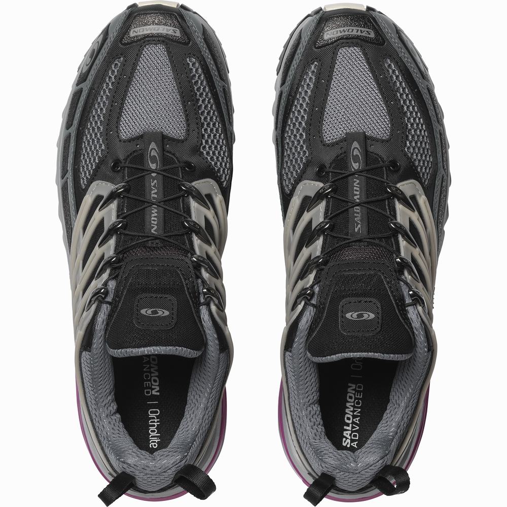 Baskets Salomon Acs Pro Advanced Femme Noir Grise | France-6894372