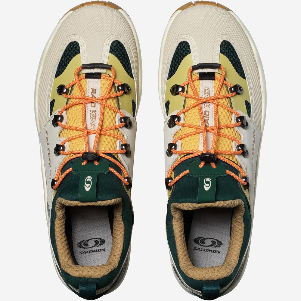 Baskets Salomon Raid Vent Femme Vert Foncé Orange | France-6092475