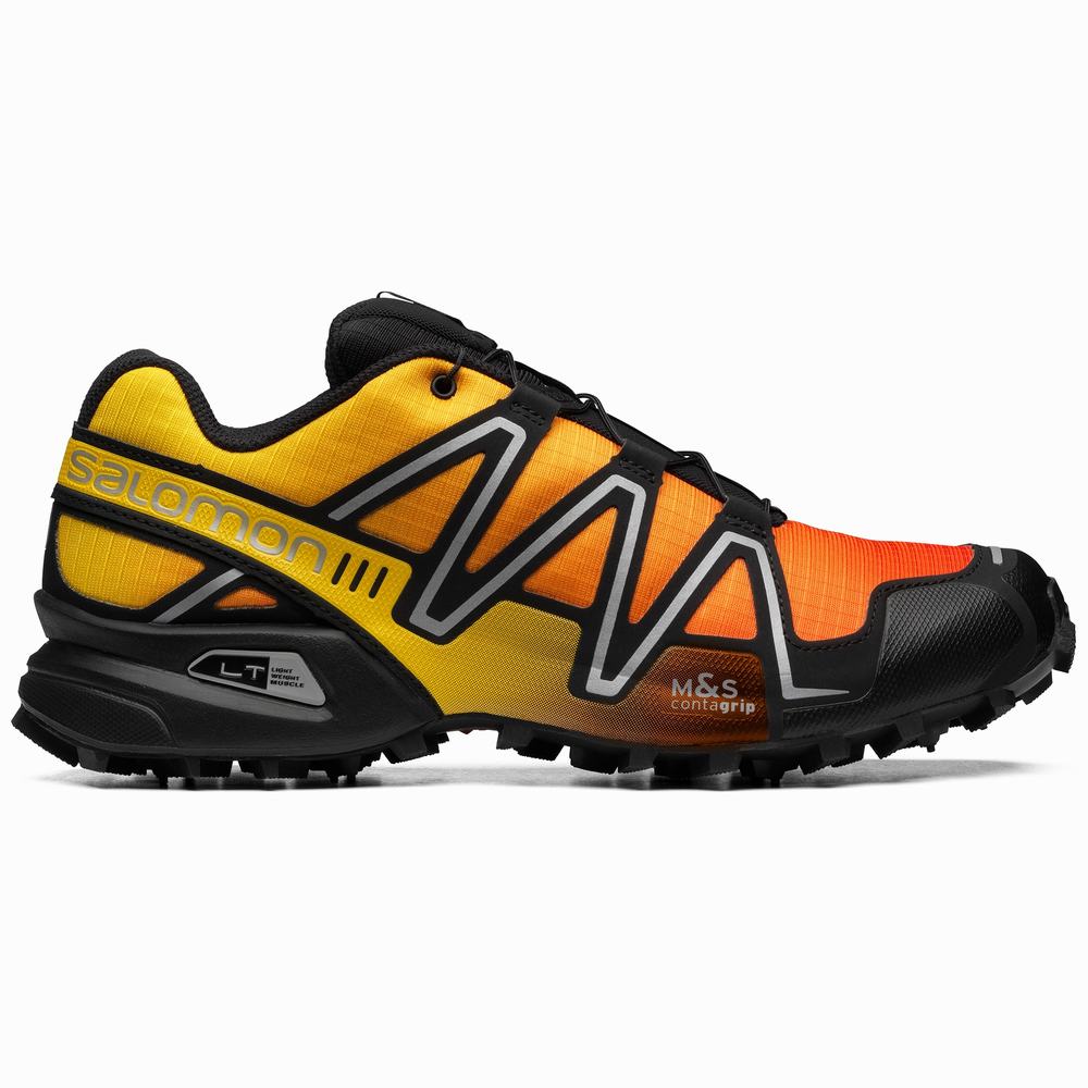 Baskets Salomon Speedcross 3 Gradient Homme Rose Citron Argent | France-7956241