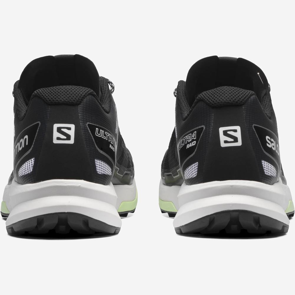 Baskets Salomon Ultra Raid Homme Noir Blanche Vert | France-9240587