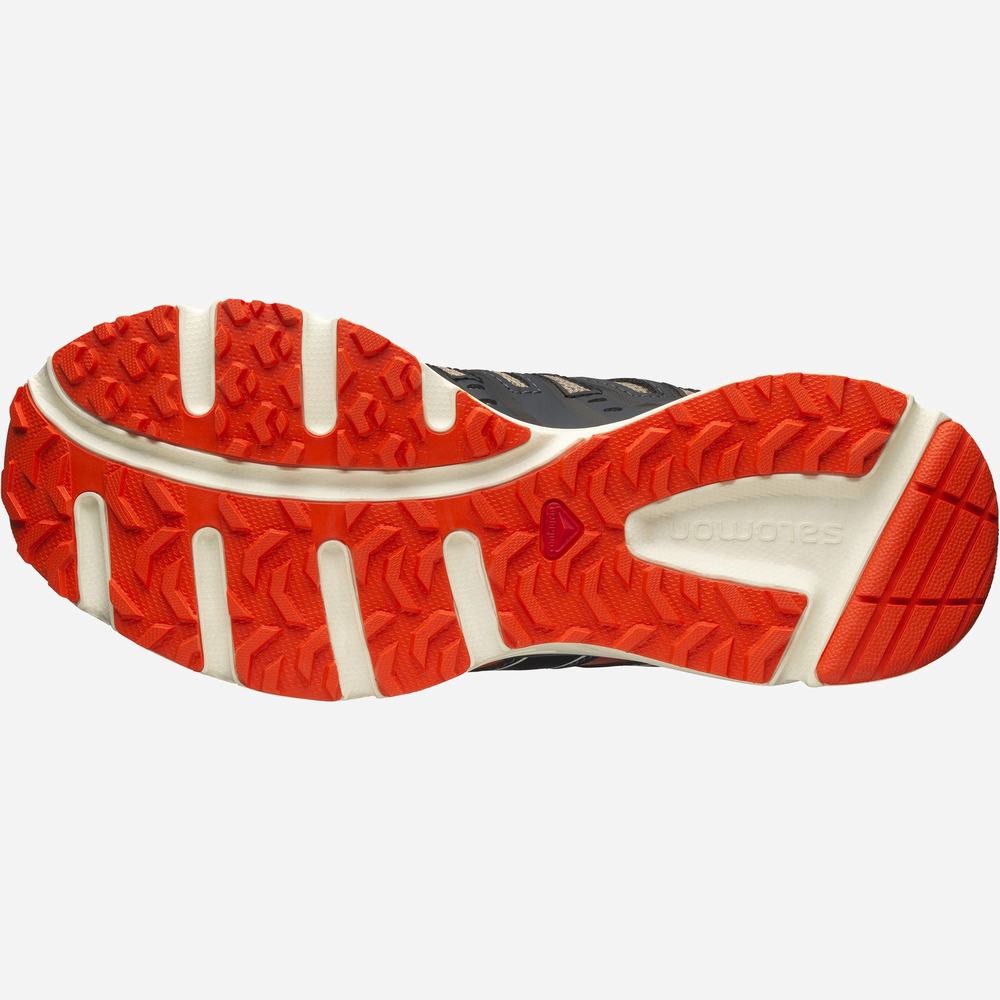 Baskets Salomon X-mission 3 Femme Rouge Orange | France-7260584