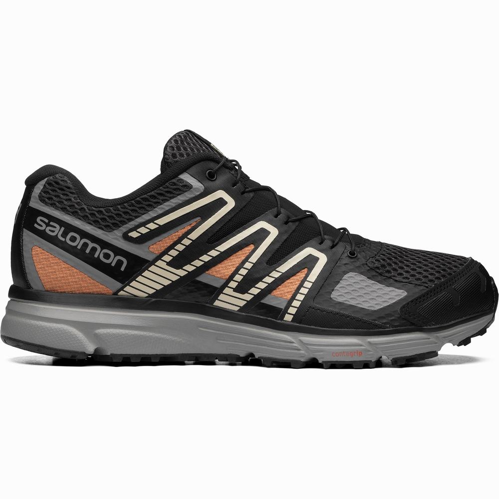 Baskets Salomon X-mission 4 Homme Noir Orange | France-5243790