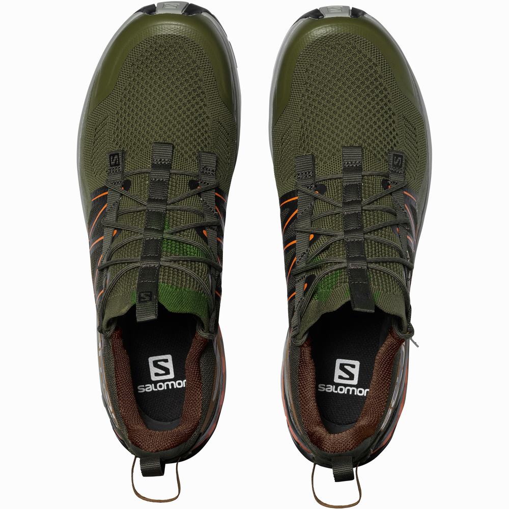 Baskets Salomon Xa Cover Femme Vert Olive Orange | France-2549367