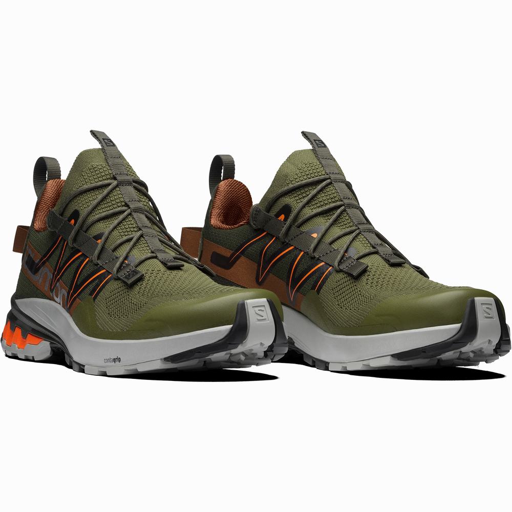 Baskets Salomon Xa Cover Homme Vert Olive Orange | France-6852370