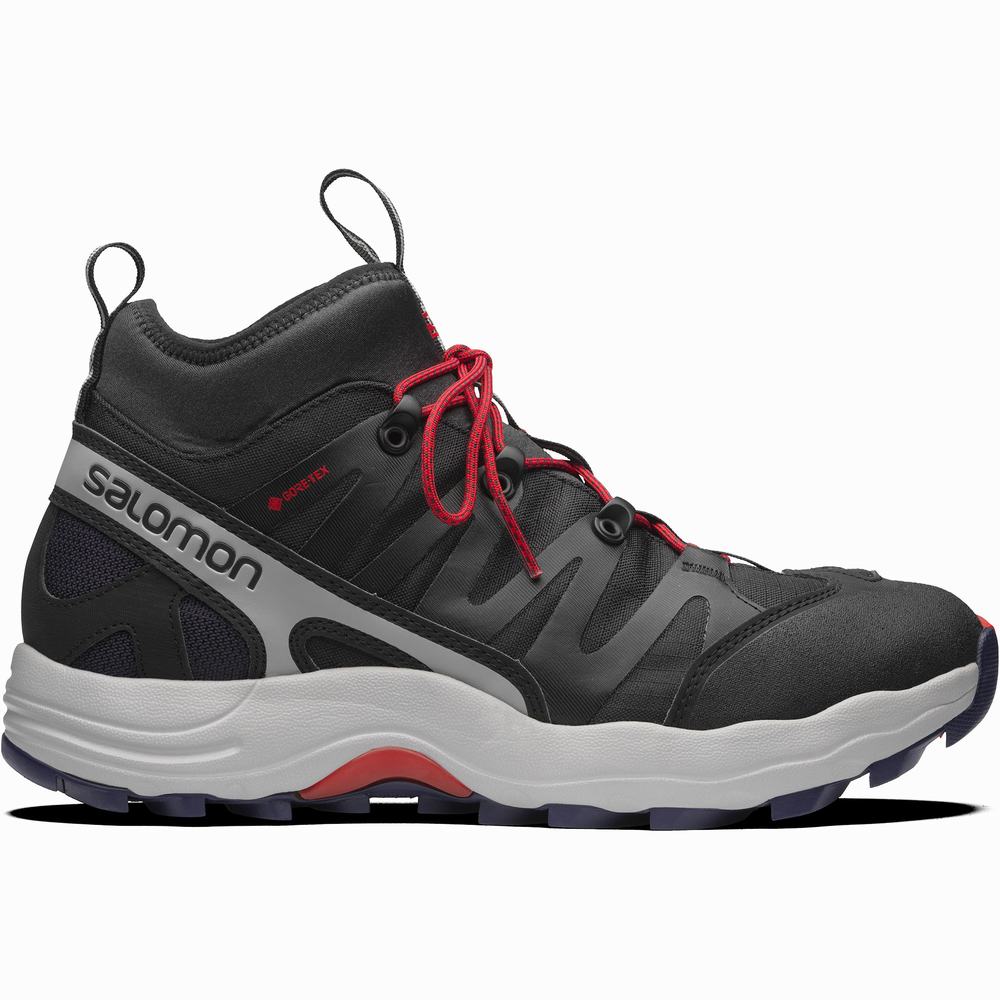 Baskets Salomon Xa Pro 1 Mid Gore-tex Femme Noir | France-4789321