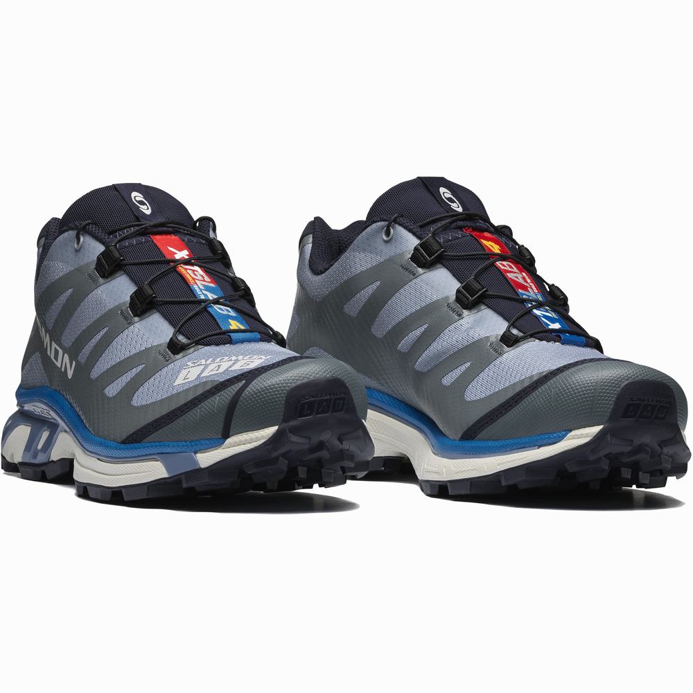 Baskets Salomon Xt-4 Femme Grise Bleu Indigo | France-3896254