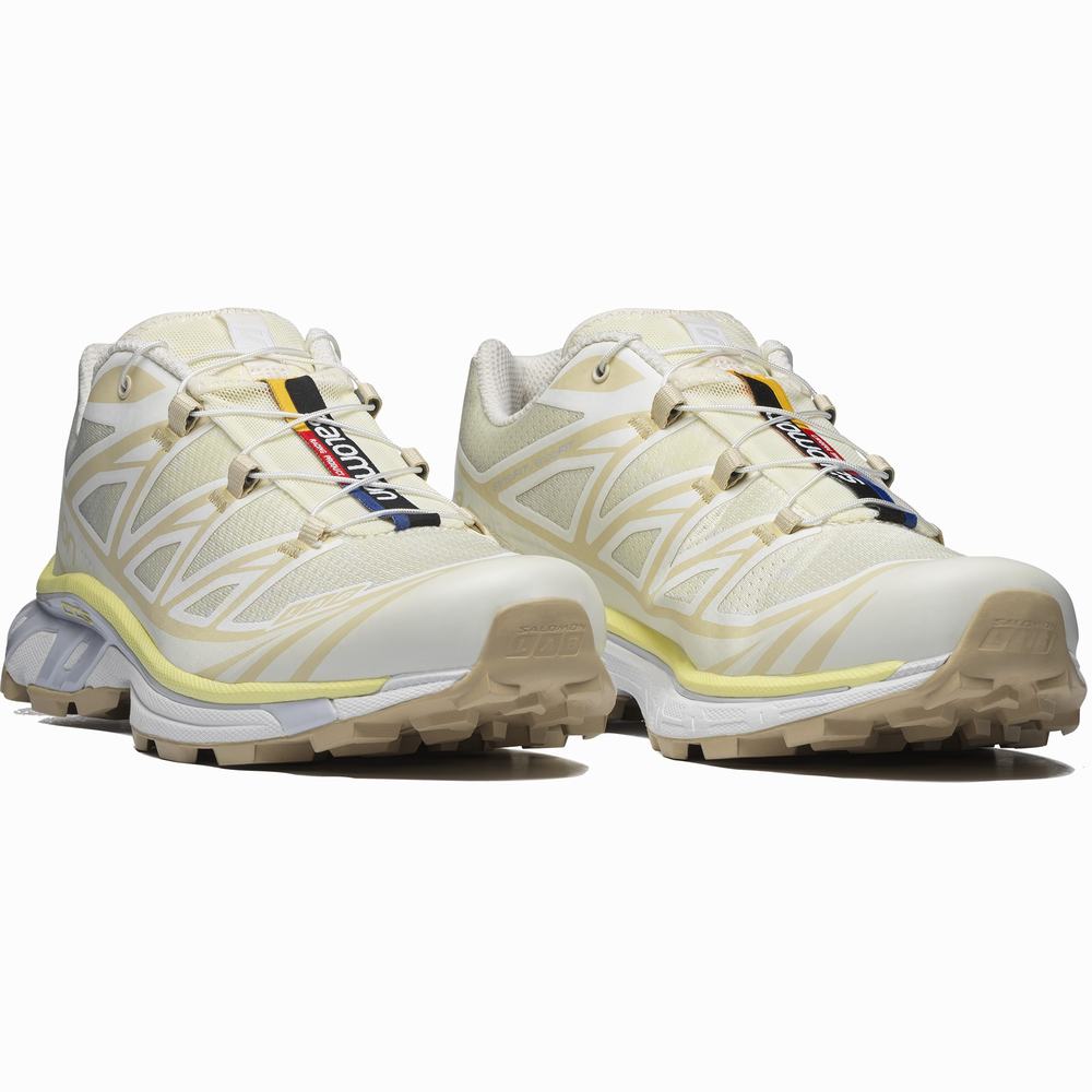 Baskets Salomon Xt-6 Femme Jaune Clair Jaune | France-8630179