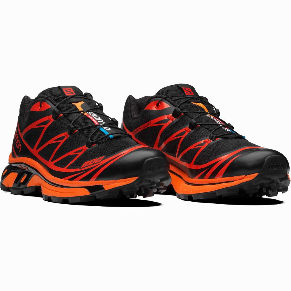 Baskets Salomon Xt-6 Femme Noir Orange | France-6918520