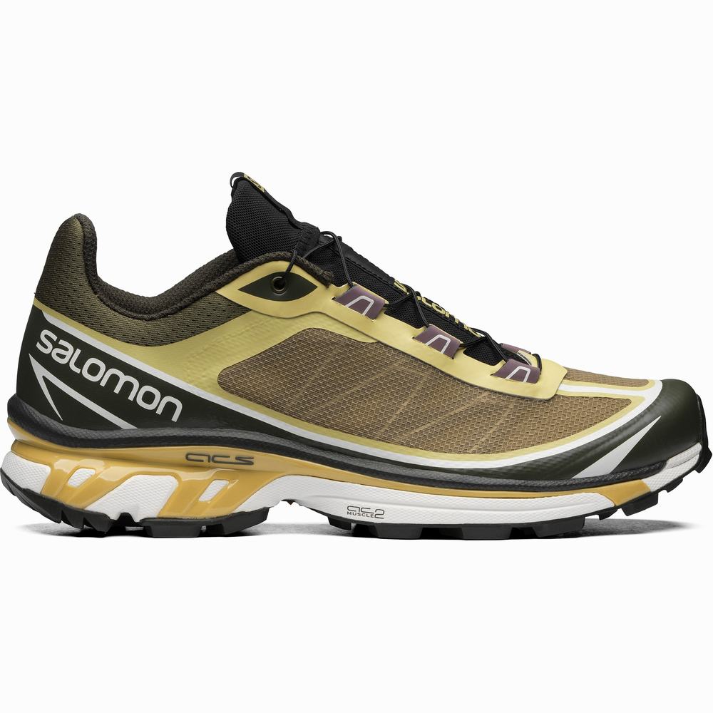 Baskets Salomon Xt-6 Ft Femme Vert Olive Noir Vert | France-1695478