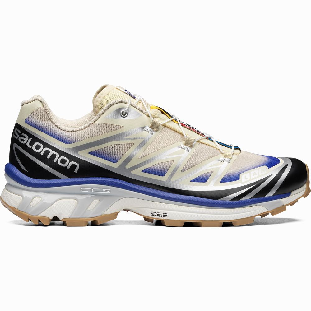 Baskets Salomon Xt-6 Skyline Femme Bleu Noir | France-6384092