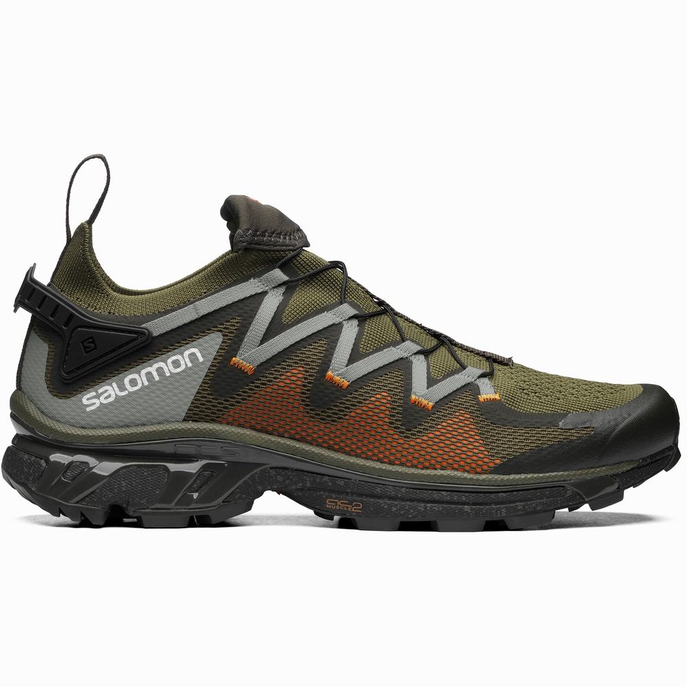 Baskets Salomon Xt-rush Femme Vert Olive Orange | France-3950872