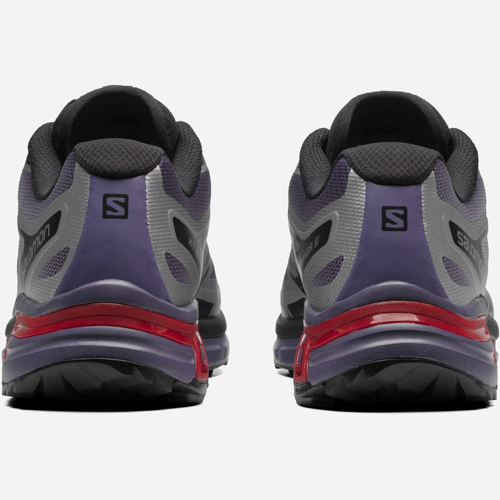 Baskets Salomon Xt-wings 2 Femme Violette Argent Rouge | France-3079186