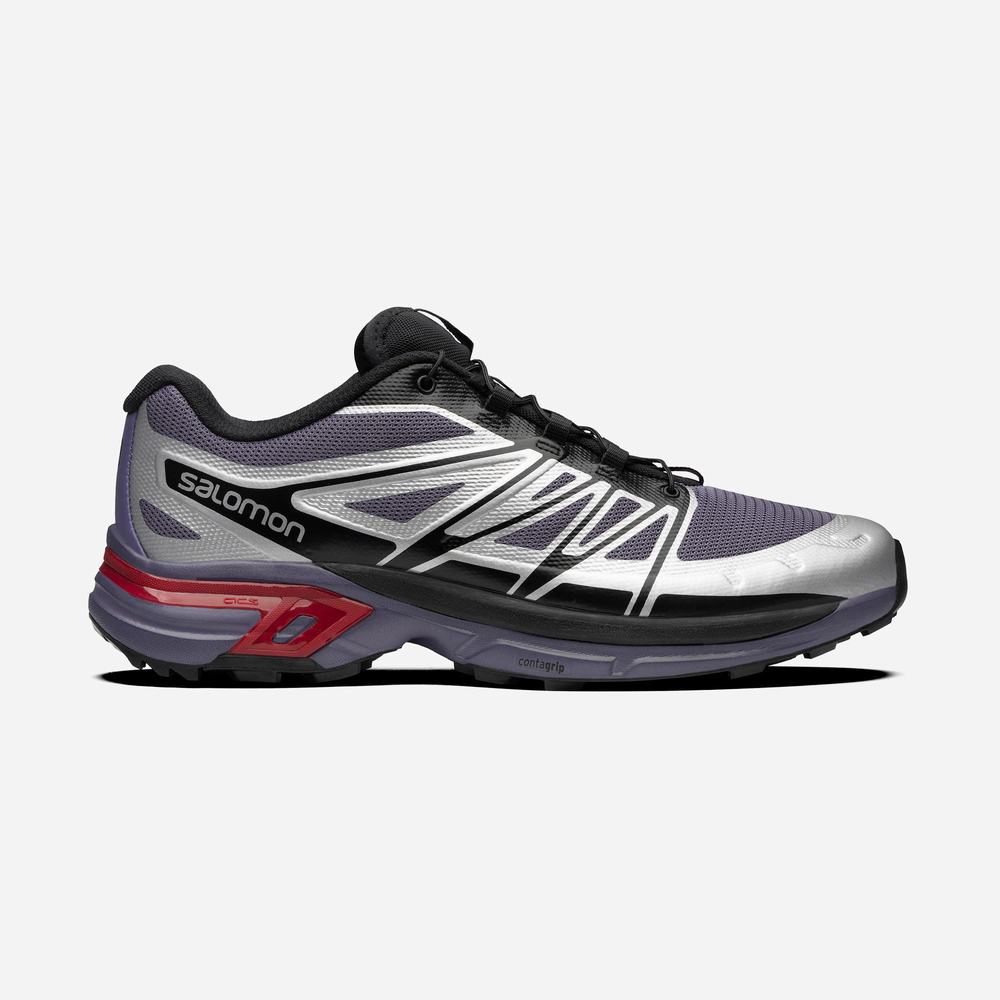 Baskets Salomon Xt-wings 2 Femme Violette Argent Rouge | France-3079186