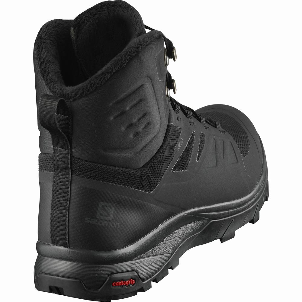 Bottes D'hiver Salomon Outblast Thinsulate™ Climasalomon™ Imperméables Homme Noir | France-8236940