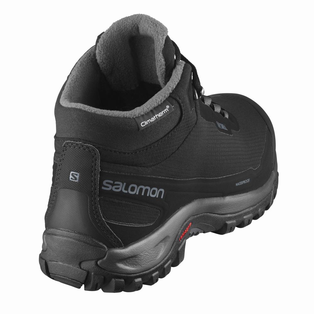 Bottes D'hiver Salomon Shelter Climasalomon™ Imperméables Homme Noir | France-6974310