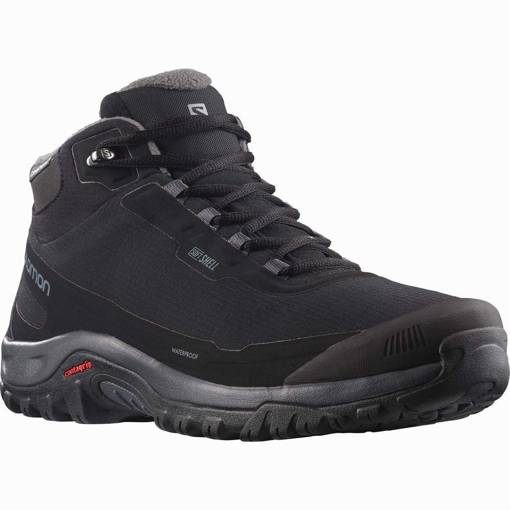 Bottes D'hiver Salomon Shelter Climasalomon™ Imperméables Homme Noir | France-6974310