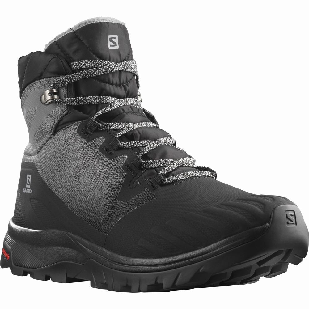 Bottes D'hiver Salomon Vaya Blaze Thinsulate™ Climasalomon™ Imperméables Femme Noir | France-8026419