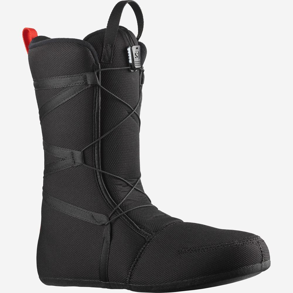 Bottes De Planche À Neige Salomon Faction Rtl Boa Femme Noir Rouge | France-1576849