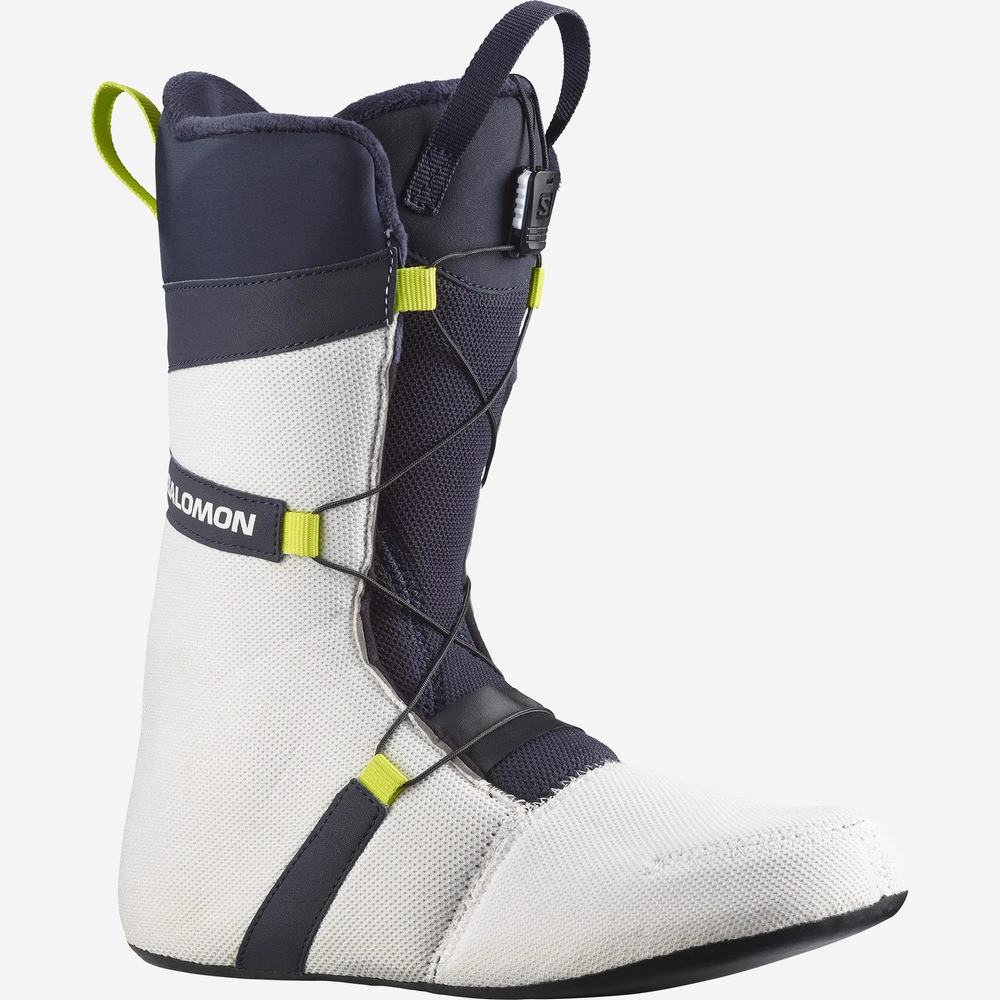 Bottes De Planche À Neige Salomon Ivy Boa Sj Boa Femme Blanche Bleu Vert Clair | France-3961752