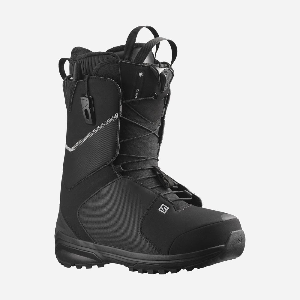 Bottes De Planche À Neige Salomon Kiana Femme Noir Argent | France-4015769