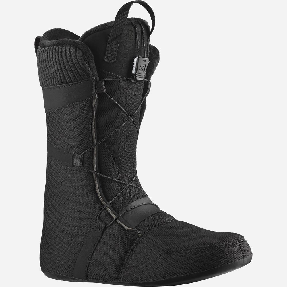 Bottes De Planche À Neige Salomon Kiana Dual Boa Femme Noir Argent | France-5397681