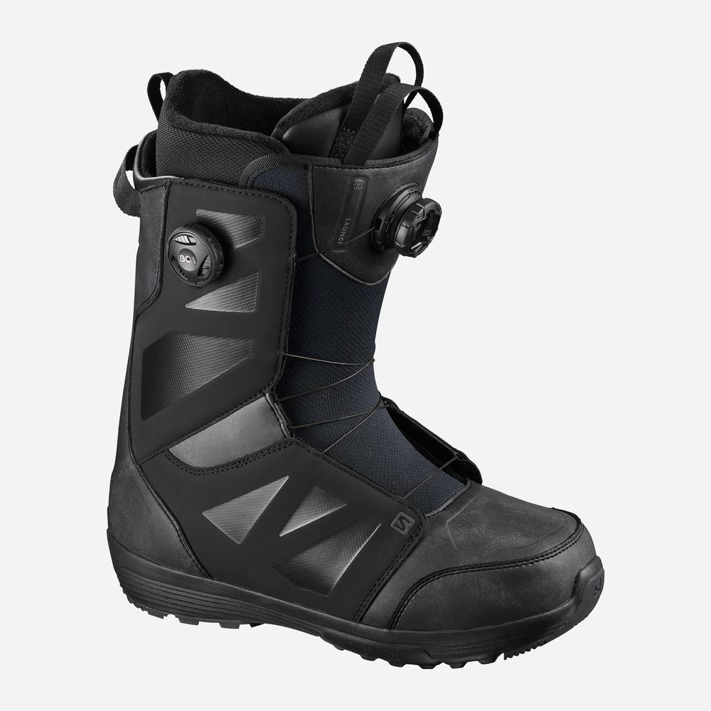 Bottes De Planche À Neige Salomon Launch Boa Sj Boa Homme Noir | France-8653207