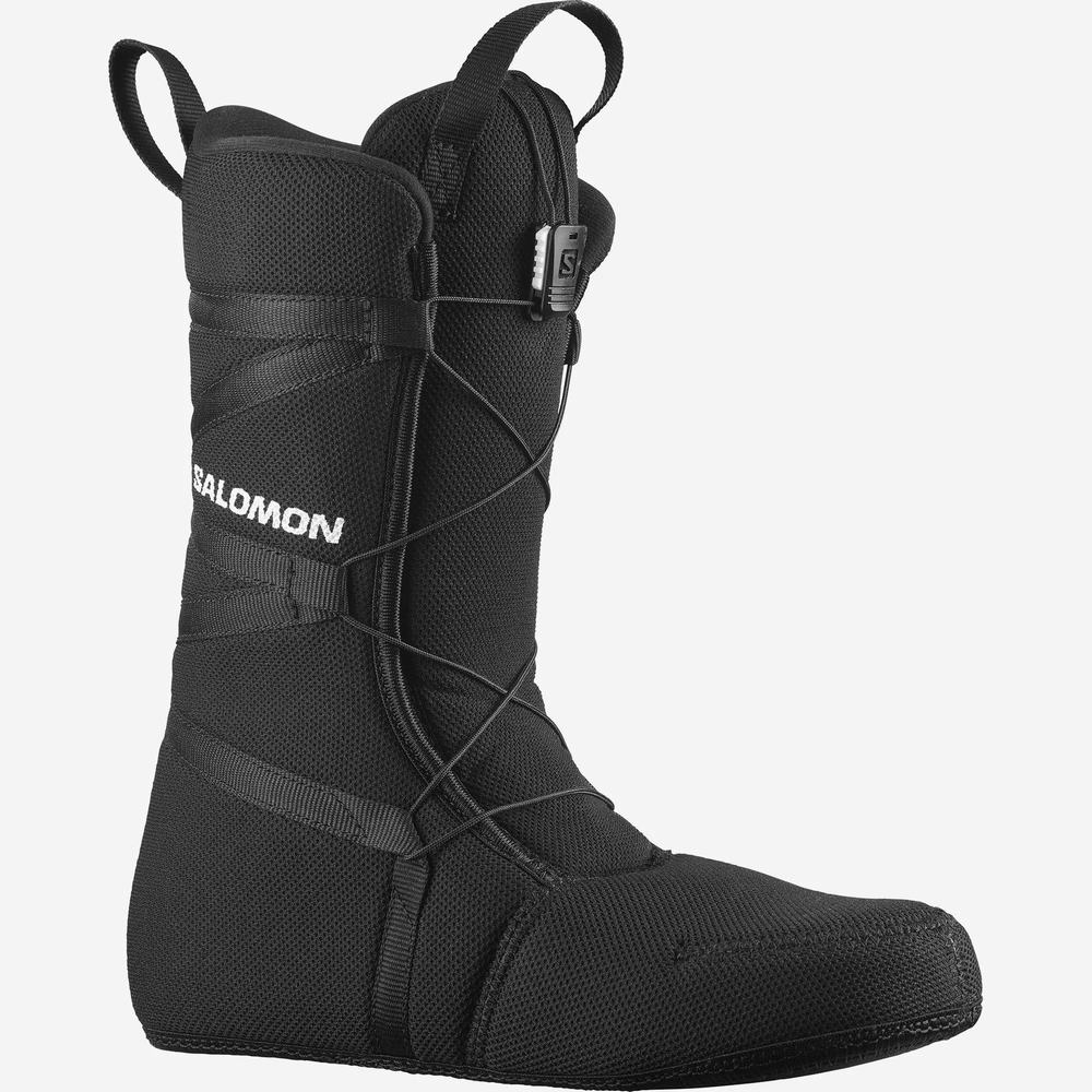 Bottes De Planche À Neige Salomon Pearl Femme Noir Blanche Doré | France-9268157