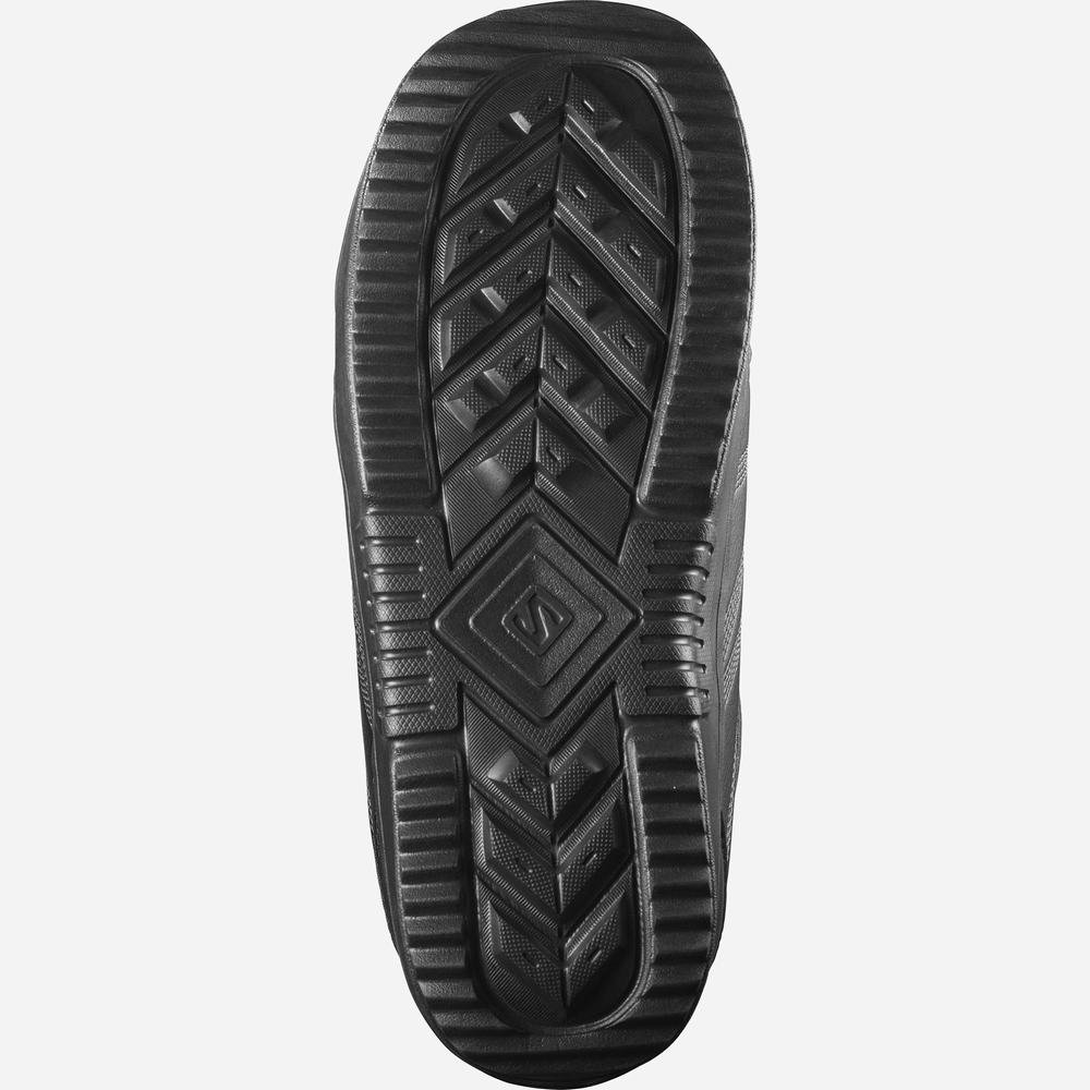 Bottes De Planche À Neige Salomon Titan Boa Homme Noir Grise | France-2038719