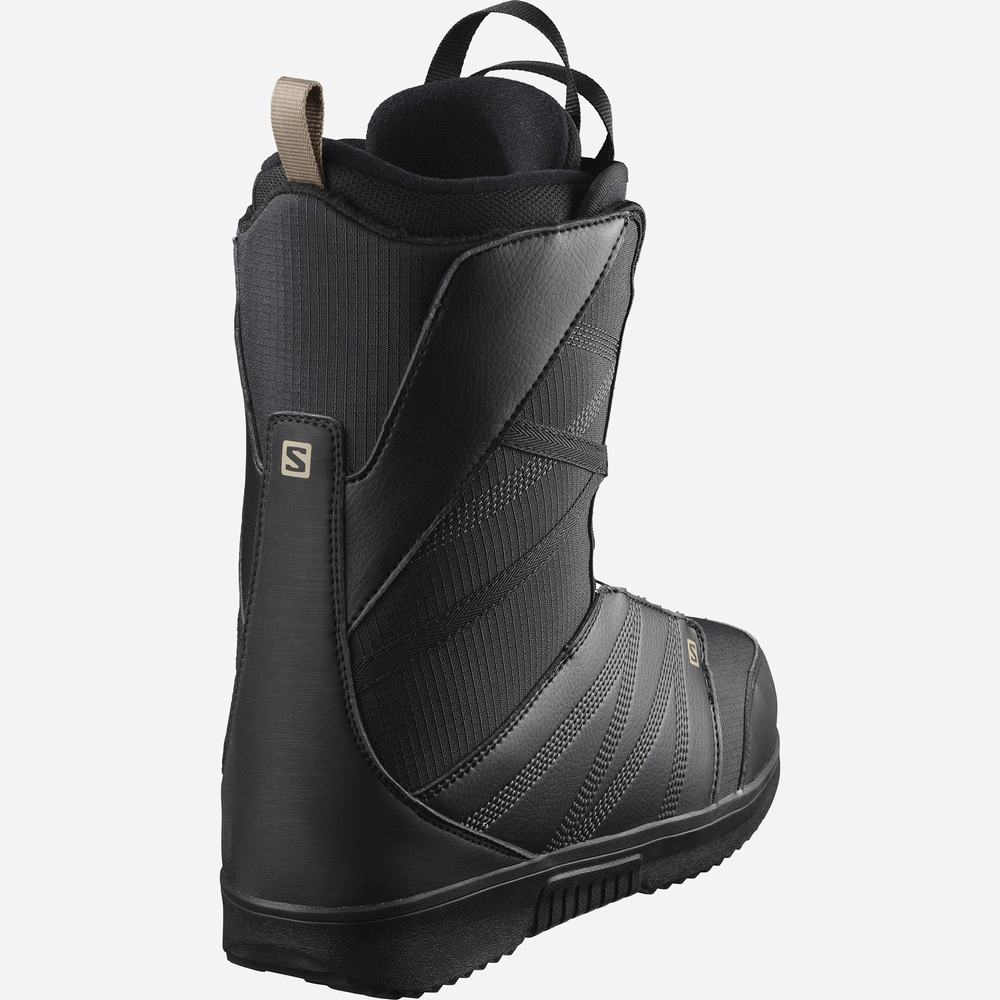 Bottes De Planche À Neige Salomon Titan Boa Homme Noir Grise | France-2038719