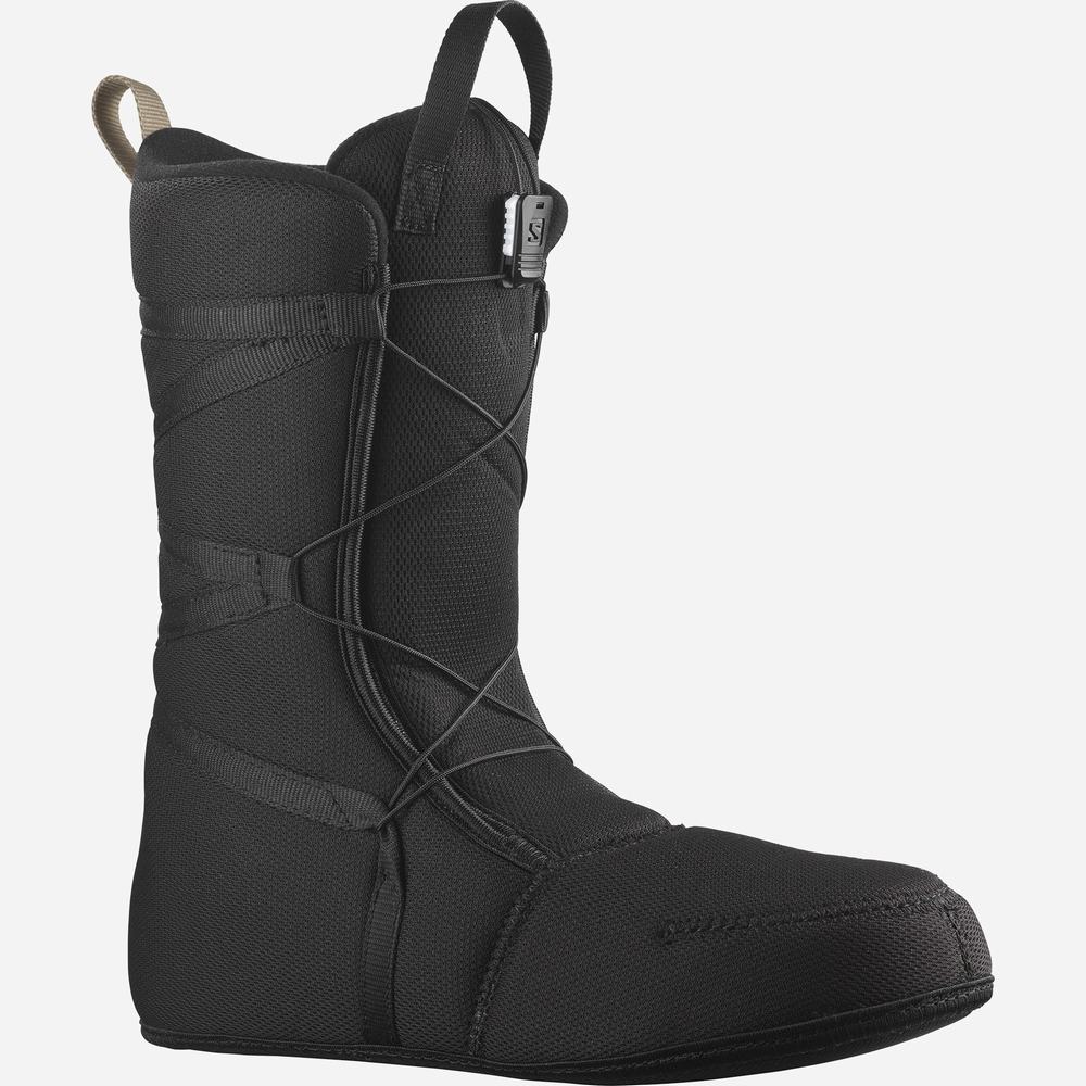 Bottes De Planche À Neige Salomon Titan Boa Homme Noir Grise | France-2038719