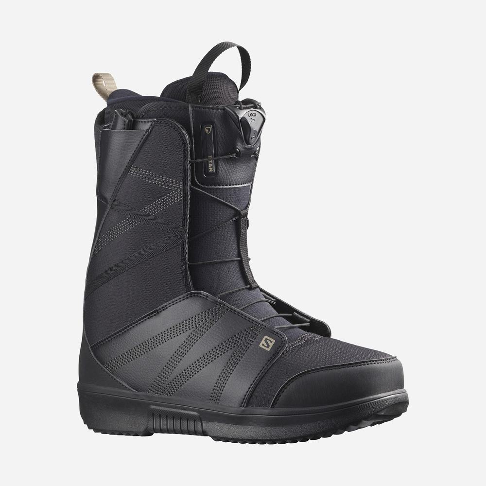 Bottes De Planche À Neige Salomon Titan Homme Noir Grise | France-8347926