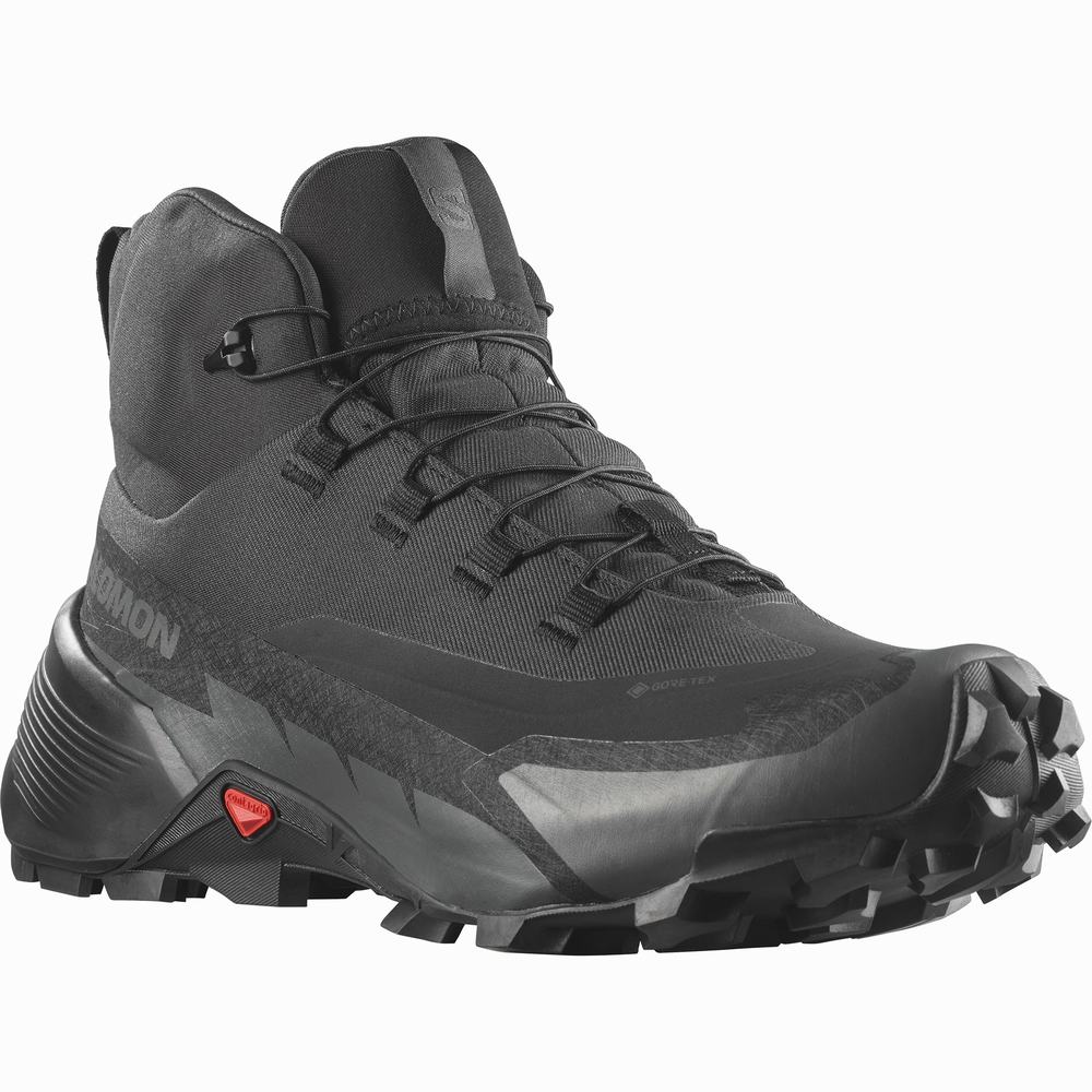 Bottes Randonnée Salomon Cross Hike 2 Mid Gore-tex Homme Noir | France-3986152