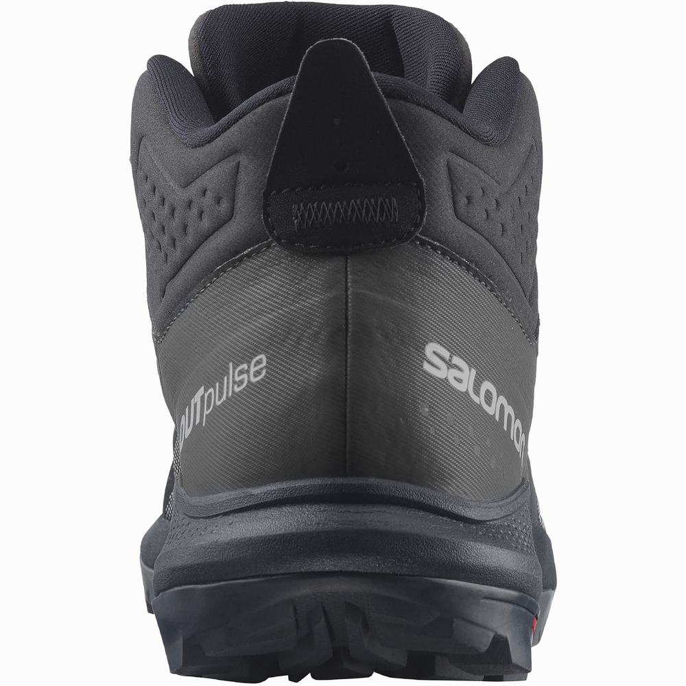 Bottes Randonnée Salomon Outpulse Mid Gore-tex Homme Noir | France-1950827