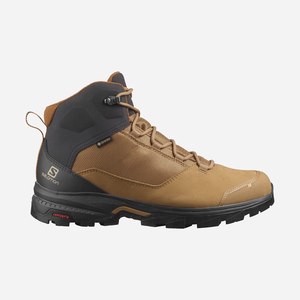 Bottes Randonnée Salomon Outward Gore-tex Homme Marron | France-6034785