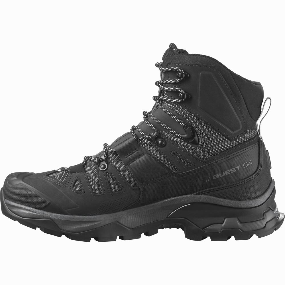 Bottes Randonnée Salomon Quest 4 Gore-tex Homme Noir | France-6190384