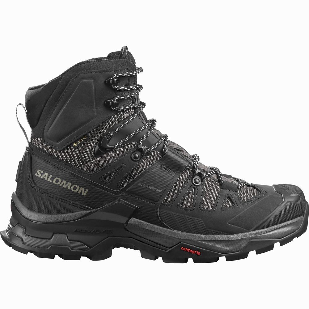 Bottes Randonnée Salomon Quest 4 Gore-tex Homme Noir | France-6190384