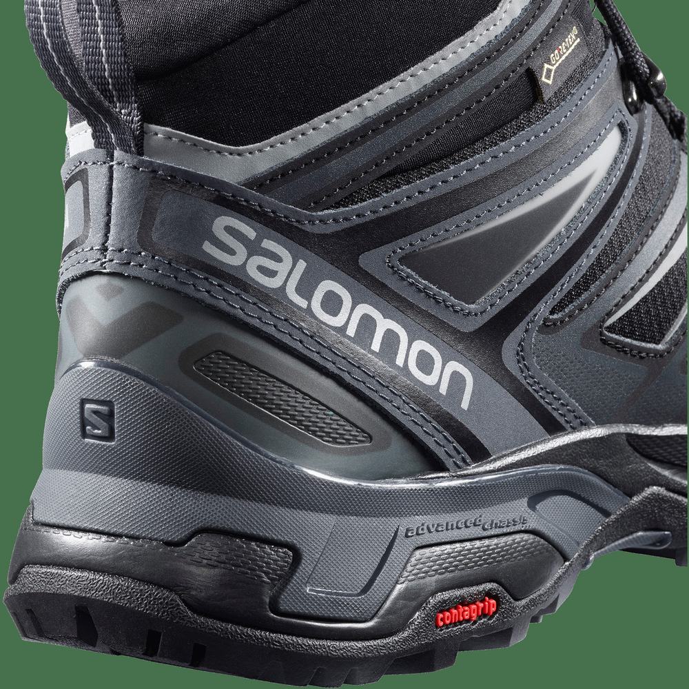 Bottes Randonnée Salomon X Ultra 3 Mid Gore-tex Homme Noir | France-2930657