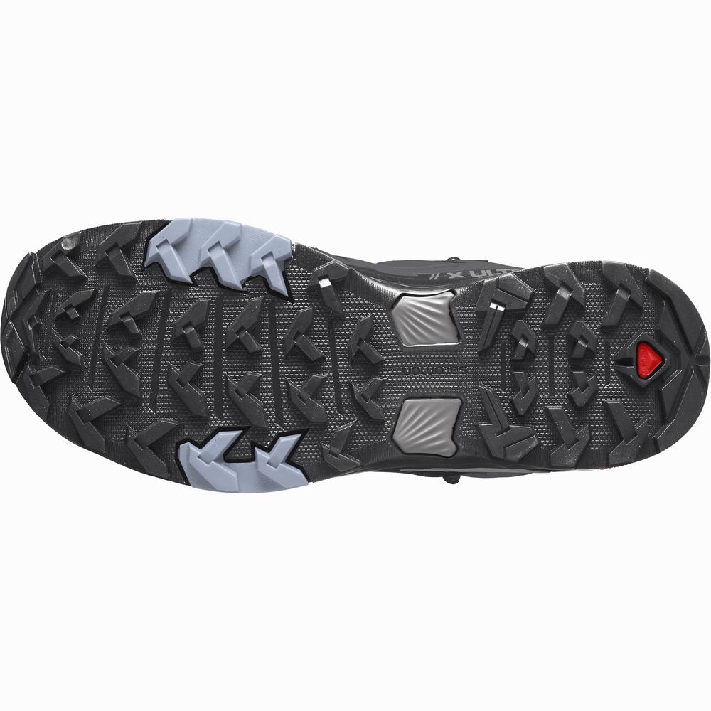 Bottes Randonnée Salomon X Ultra 4 Mid Gore-tex Femme Noir Bleu | France-6930854