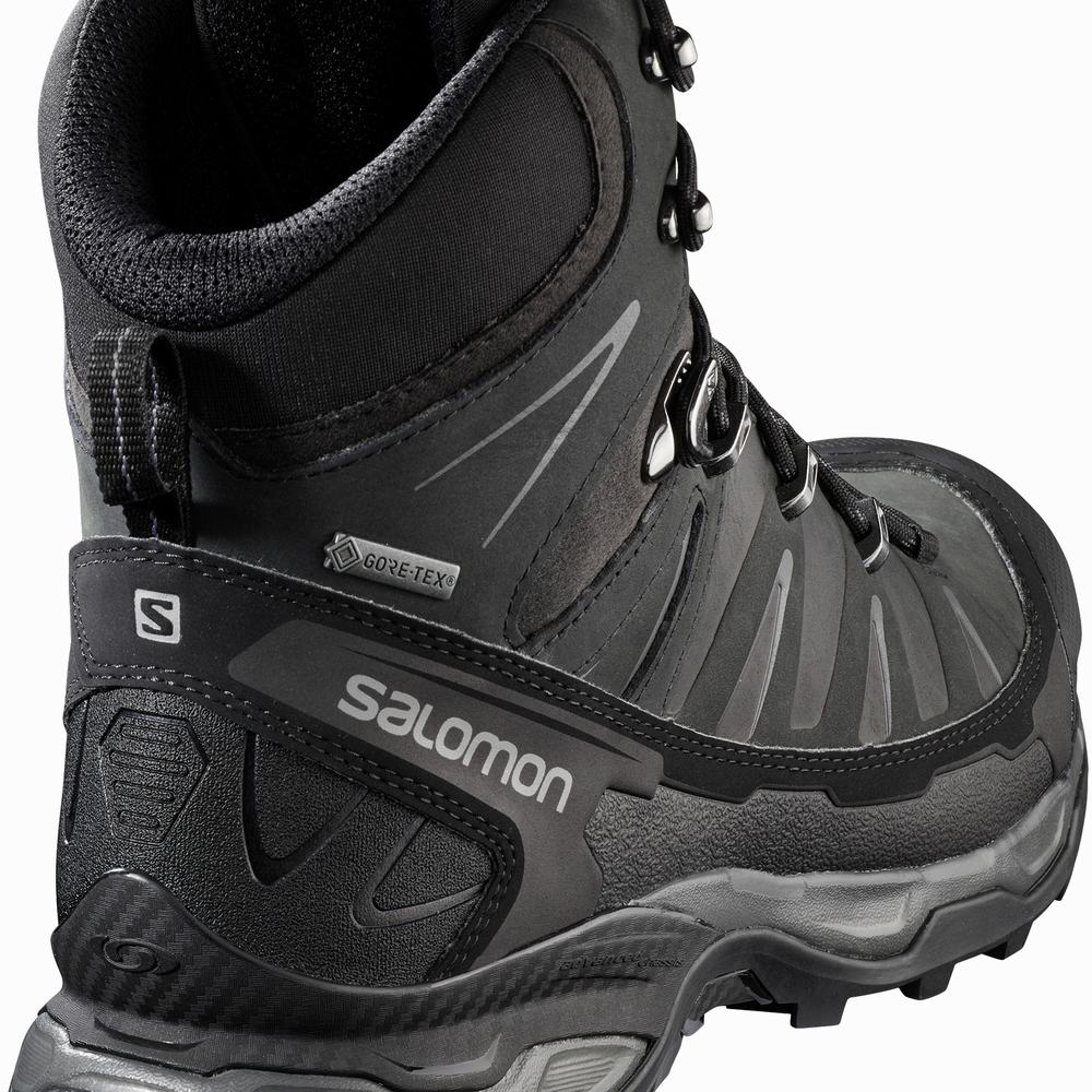 Bottes Randonnée Salomon X Ultra Trek Gore-tex Homme Noir | France-4013978