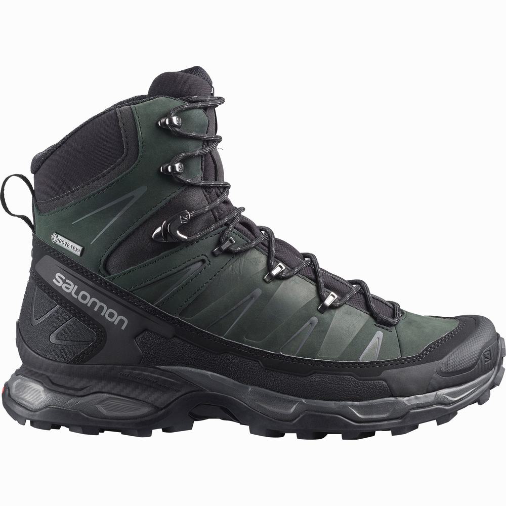 Bottes Randonnée Salomon X Ultra Trek Gore-tex Homme Noir | France-4013978