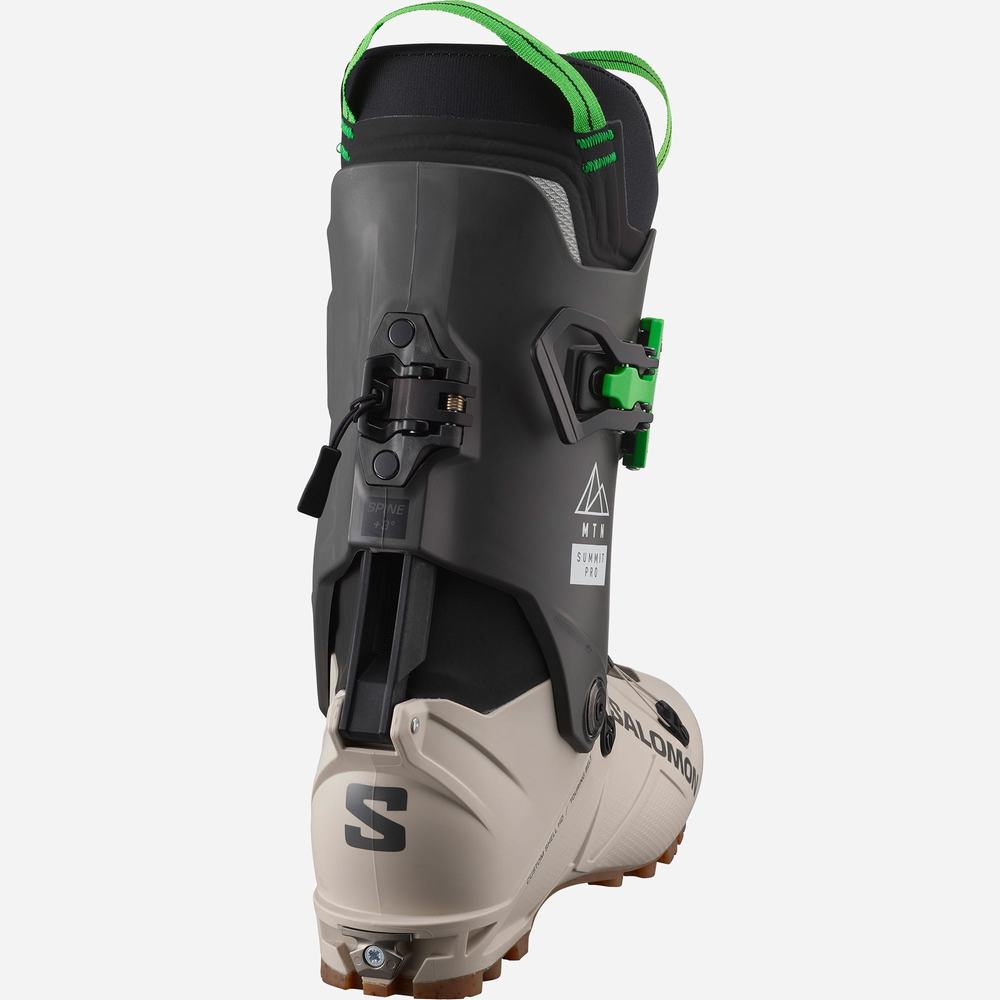 Bottes Ski Salomon Mtn Summit Pro Homme Kaki Noir Vert | France-4980675