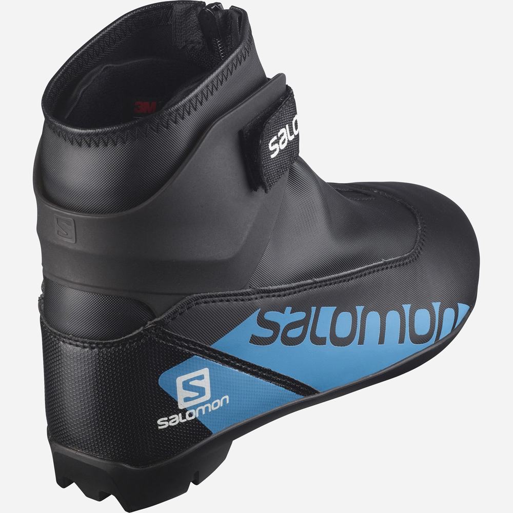 Bottes Ski Salomon R/Combi Enfant Noir Bleu | France-5613728